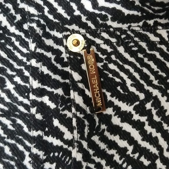(S) MICHAEL Michael Kors Patterned Jeggings Business Casual Contemporary Fancy - Picture 8 of 9